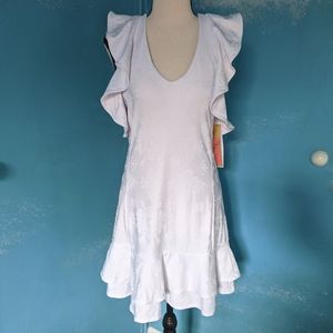 Lilly Pulitzer White Ruffle Mini Dress